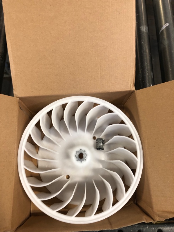 Photo 2 of YHZONE DC67-00180B Dryer Replacement Fan,DC67-00180B Dryer Blower Wheel Fan - Compatible with Samsung DC67-00180A, 2310018, AP5324177, PS4212790, EAP4212790, PD00002104-4 Year Warranty