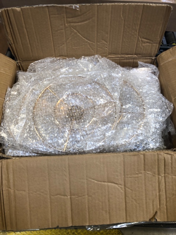 Photo 1 of Unittype Wedding Centerpieces for Tables 13.4 Inch Tall, Crystal Flower Stand Floral Vases for Tabletop Flower Arrangement Stand Valentine's Day Party Decor(Gold, 12 Pcs)