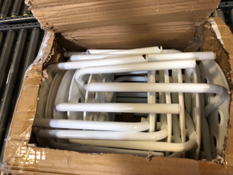 Photo 1 of Marsui 10 Pieces Kids Stackable Stools 12 Inch Round Classroom Stool Chairs Set Plastic Stacking Stool Multipurpose Flexible Seating for Home School Playroom Daycare Stools Bulk (White)