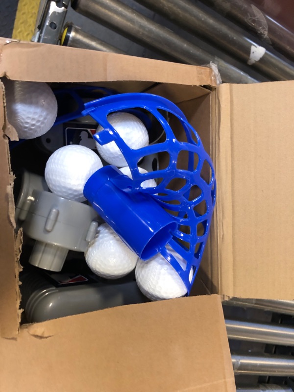 Photo 1 of Franklin Sports MLB Kids Electronic Baseball Pitching Machine - Automatic Youth Pitching Machine with (6) Plastic Baseballs Included -Youth Baseball Pitcher for Kids Ages 3+