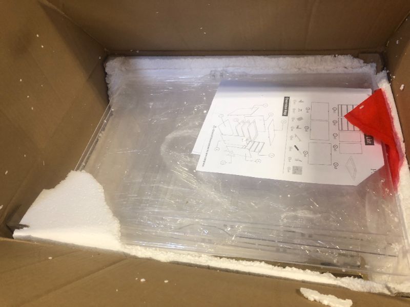 Photo 1 of Cutora Pastry Display Case for Commercial Countertop, Acrylic 3-Tier Large Bakery Storage Box with Front Door and Removable Tray for Dessert Donut Bread Cake Cupcake Bagels Cookie 21" x 16.2" x 14.2"