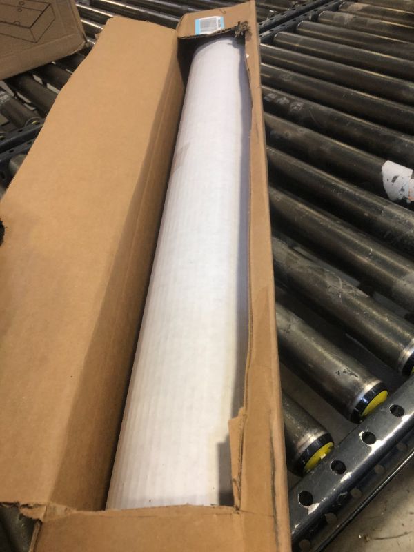 Photo 2 of 12 feet x 36" White Single-face Corrugated B Flute Cardboard Roll.