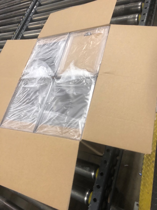 Photo 1 of SMARTAKE 4 Pack Stackable Makeup Organizer Drawers, Acrylic Bathroom Organizers, 6.6'' Tall Clear Plastic Storage Drawers for Vanity, Undersink, Kitchen Cabinets, Skincare, Pantry Organization