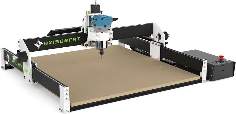 Photo 1 of CNC Router Machine 6060, 710W Power Trimmer Router, Linear Rails and Belt Driven, 3-Axis Cnc Engraving Milling Machine for Wood Acrylic Aluminum, Working Area 23.6" x 23.6" x 3.74"
