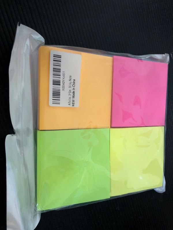 Photo 2 of AiTodos® Sticky Notes 3 * 3in, 800pcs Sticky Note, 8 Books Recycled Sticky Note Pads, Suitable for Teachers, Students, Offices, Colorful Sticky Notes, Strong Adhesive, Super Self-Stick Note Pads