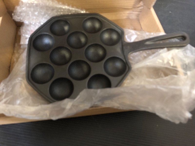 Photo 1 of  Cast Iron Takoyaki Pan, Small