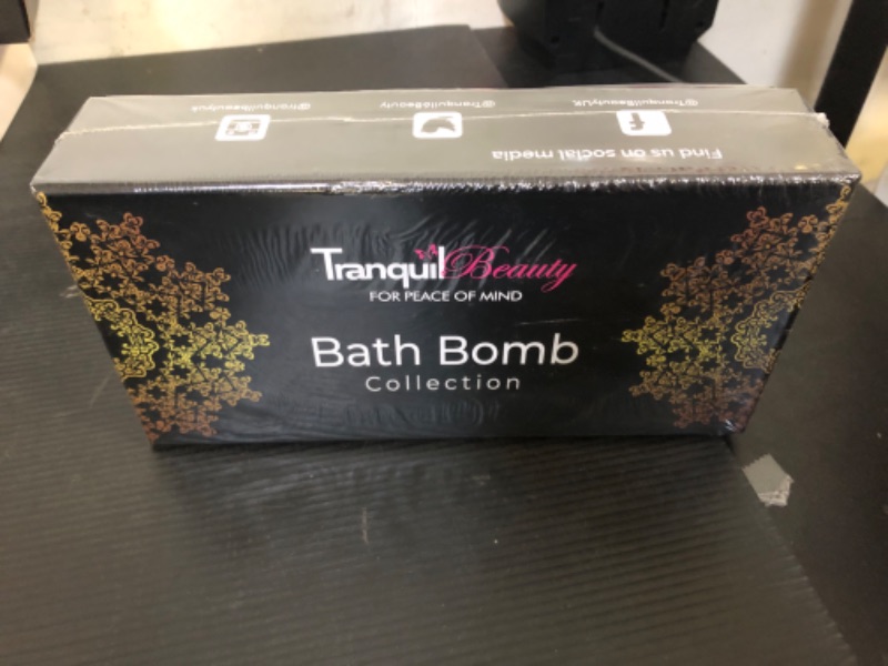 Photo 2 of TranquilBeauty Bath Bombs Gift Set for Women/Bath Bomb Set with Essential Oils - 8X Bath Bombs - Organic/Vegan/Handmade for an Extraordinary Bubble Bath Experience at Your Home