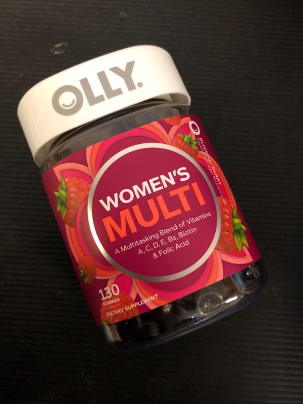 Photo 2 of OLLY Women's Multivitamin Gummy, Vitamins A, D, C, E, Biotin, Folic Acid, Adult Chewable Vitamin, Berry Flavor, 65 Day Supply - 130 Count (Packaging May Vary) EXPIRE 10/2025