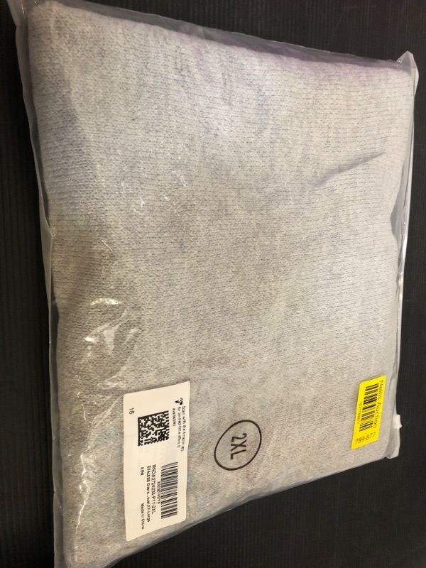 Photo 1 of 2XL--EVALESS Oversized Sweaters for Women Long Sleeve Crochet Top Cute Waffle Knit Sweaters Pullover Chunky Grey Sweater Fall Clothes Fashion 2024 Spring Outfits Blouses for Women Dressy Casual,XX-Large