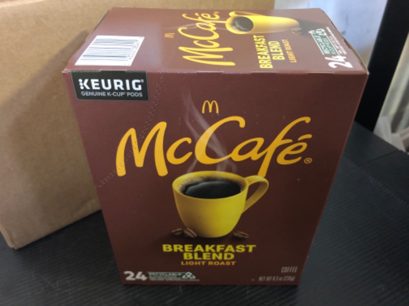 Photo 2 of exp date 02/12/2025----McCafe Breakfast Blend K-Cup, 24/bx Breakfast Blend 0.35 Ounce (Pack of 24)