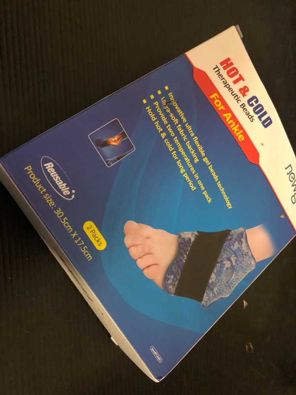 Photo 2 of NEWGO®Ankle Cold Pack Ice Wrap for Ankle Injuries 2 Pack Ankle Ice Pack for Swelling