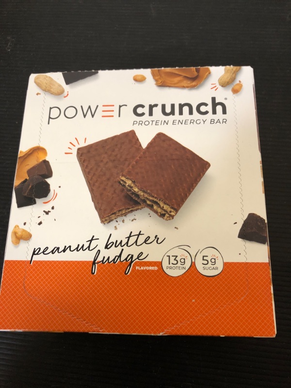 Photo 2 of exp date 06/2025---BioNutritional Research Group Power Crunch Protein Energy Bar Peanut Butter Fudge 12 Bar(S)