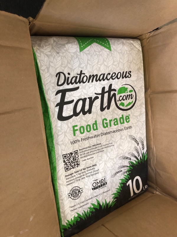 Photo 2 of DiatomaceousEarth 10 LBS Food Grade Diatomaceous Earth - 100% Organic All Natural Diamateous Powder - Diametaceous for Humans is Safe Around Children