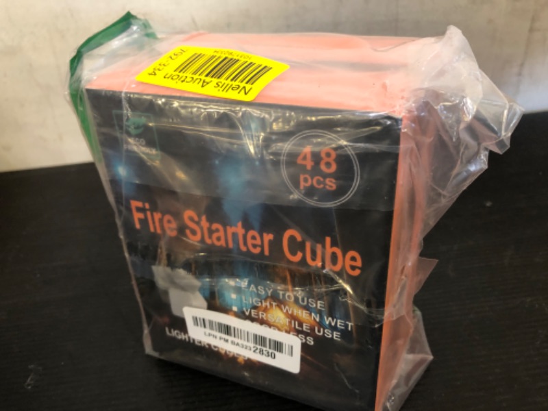 Photo 1 of SUNLIFER Natural Fire Starter for Fireplaces Odorless Fire Starters Squares | Waterproof Quick Firestarters Cubes for Campfires | Wood Stove | Grills | Fire Pit | Smokers