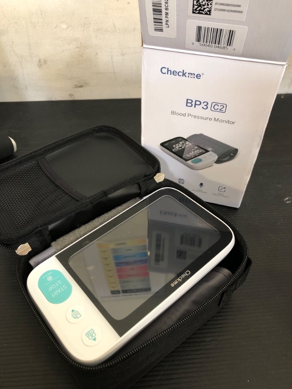 Photo 2 of Checkme Blutooth Blood Pressure Monitors for Home Use, Blood Pressure Machine with Dual-Display, Extra-Large Adult Cuff, 500 Readings, Voice Broadcast - Automatic BP Monitor with Bluetooth