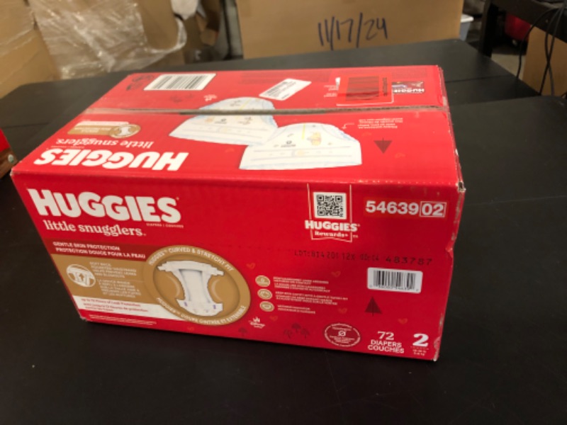 Photo 2 of Huggies Little Snugglers Diapers Size 2 (72 Count)