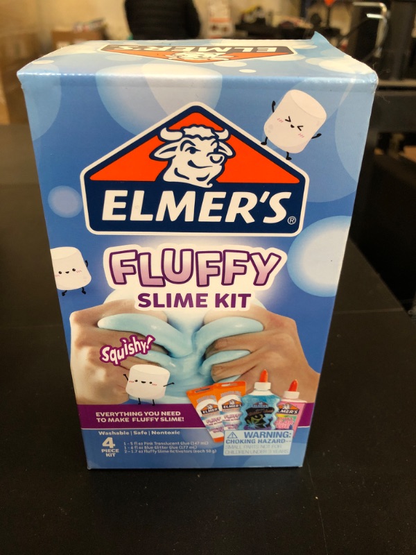 Photo 2 of Elmers 4pc Fluffy Slime Kit