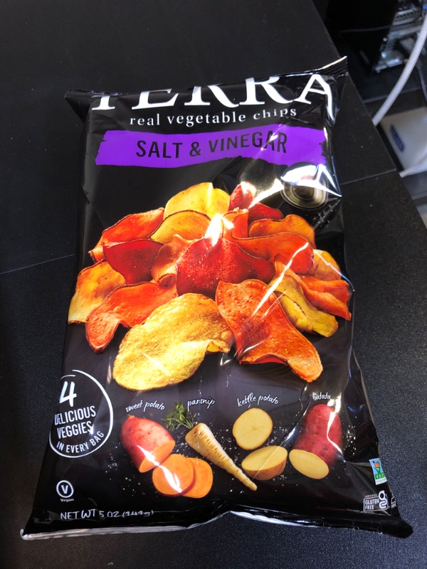 Photo 2 of Terra Sea Salt & Vinegar Vegetable Chips - 5 oz BB: 11/07/24