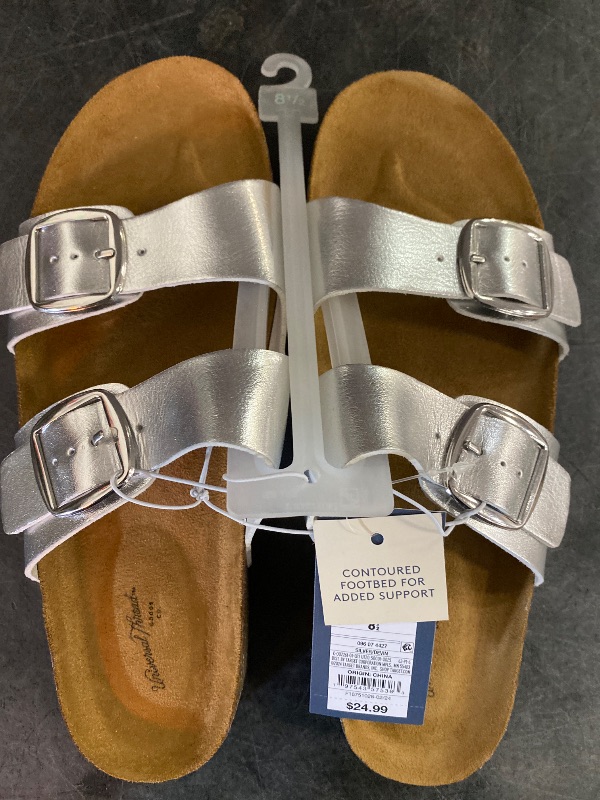 Photo 1 of Size 8.5 Women's Devin Two Band Footbed Sandals - Universal Thread