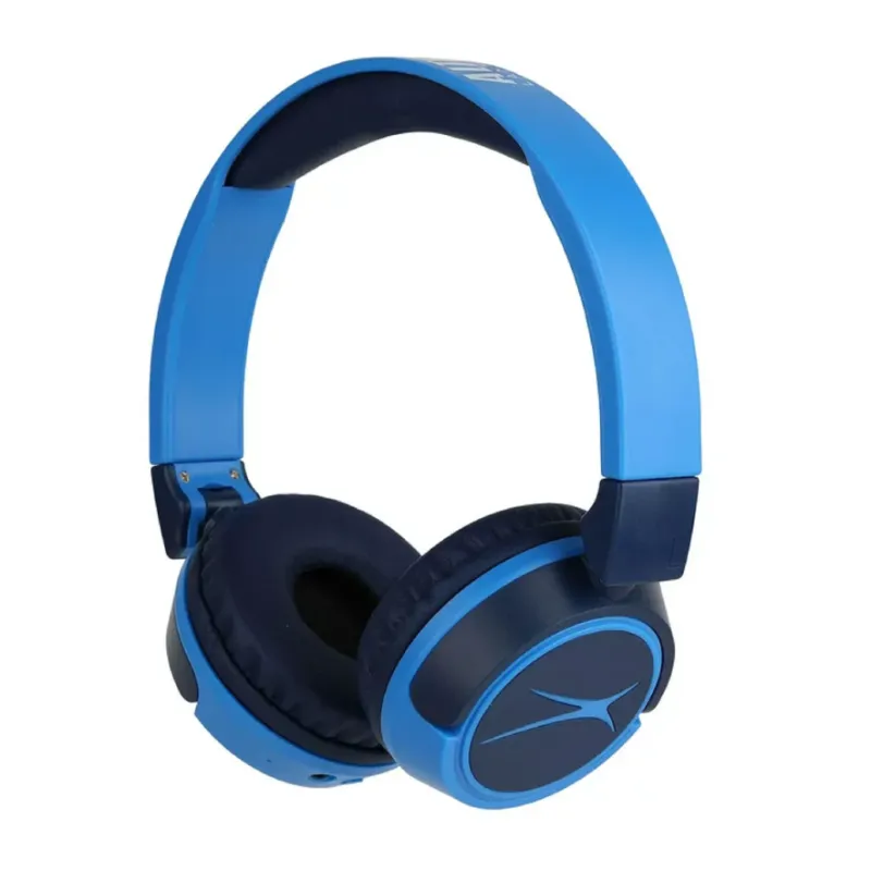 Photo 1 of Altec Lansing KID SAFE 2-IN-1 MZX4410 - Headphones - on-ear - Bluetooth - wireless, wired - 3.5 mm jack - knight blue