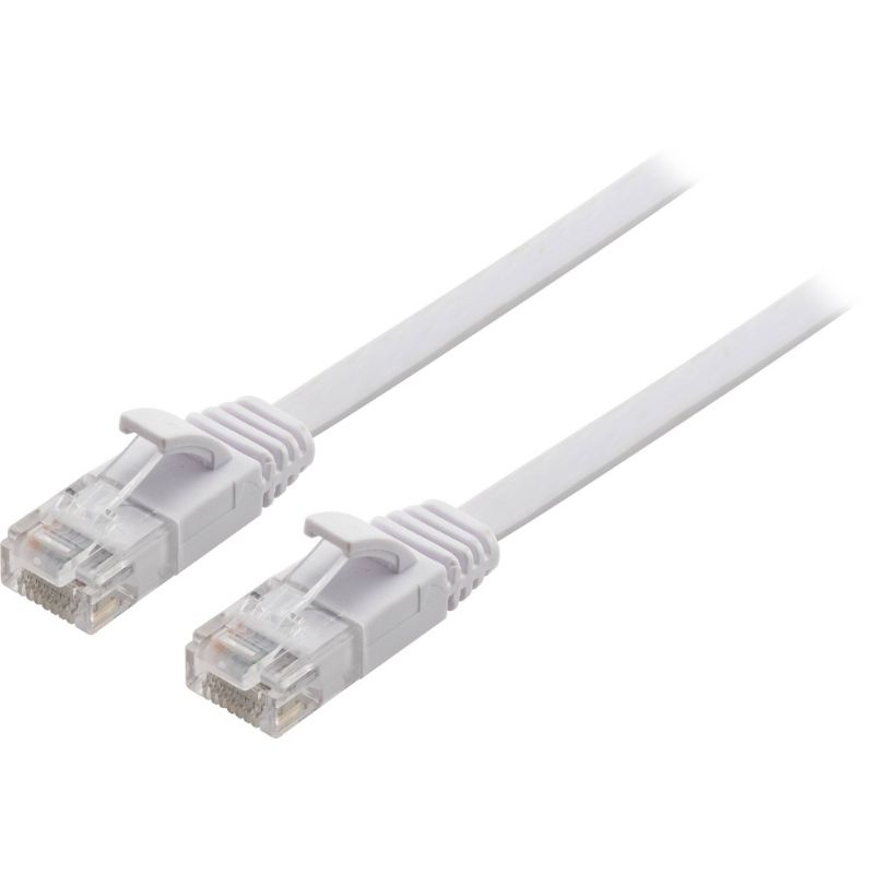 Photo 1 of Philips 50' Cat6 Flat Ethernet Cable - White