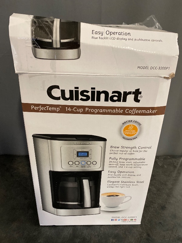 Photo 3 of Cuisinart Dcc-3200 14 Cup Programmable Coffeemaker