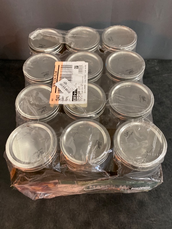 Photo 1 of Wide Mouth Mason Jars Quart (32 Oz) Box of 12