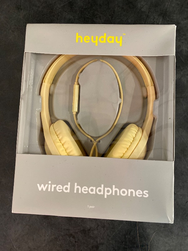 Photo 2 of Wired On-Ear Headphones - heyda Mist Yellow