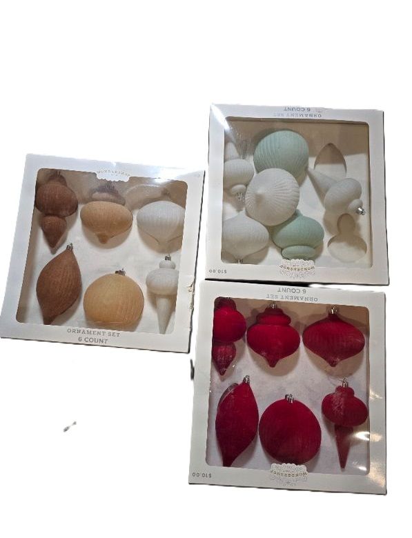 Photo 1 of 18 Pc Holiday Workshop Ornaments - 5 Colors  