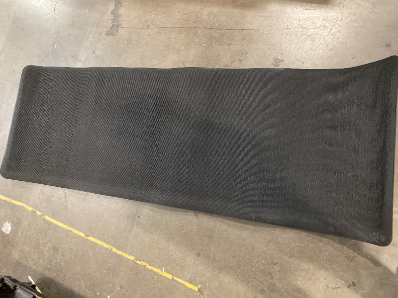 Photo 2 of Black Natural Rubber Non Slip Yoga Mat 71x26 