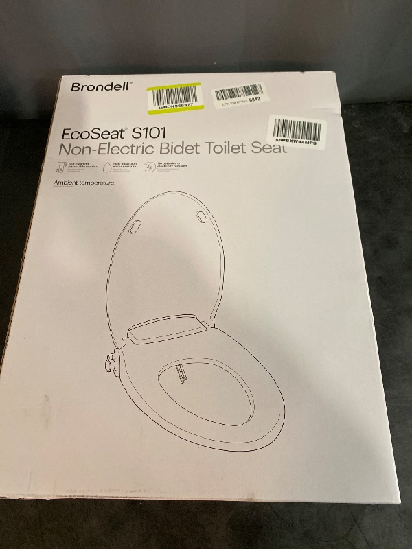 Photo 3 of Brondell Bidet Toilet Seat Non-Electric Swash Ecoseat, Fits Elongated Toilets, White - Dual Nozzle System, Ambient Water Temperature - Bidet with Easy Installation