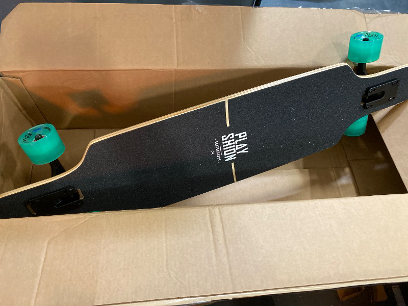 Photo 2 of Playshion Longboard Skateboard Cruiser | 39" Drop Through Long Board | 42" Pintail Longboards