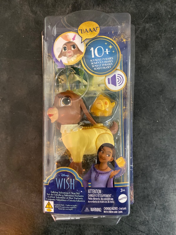 Photo 2 of Disney Wish Talking Valentino and Star Figure Pack