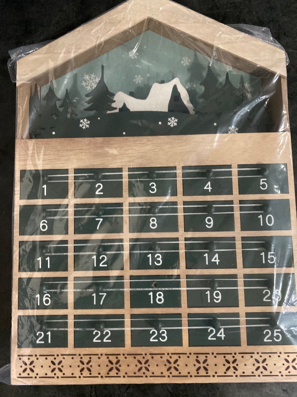 Photo 3 of Wooden Drawer Christmas Advent Calendar