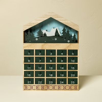 Photo 1 of Wooden Drawer Christmas Advent Calendar