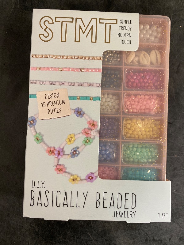 Photo 2 of DIY Basically Beaded Jewelry Kit - STMT: Bracelet Making Kit with Clay Beads & Storage Case, 3696 Pieces