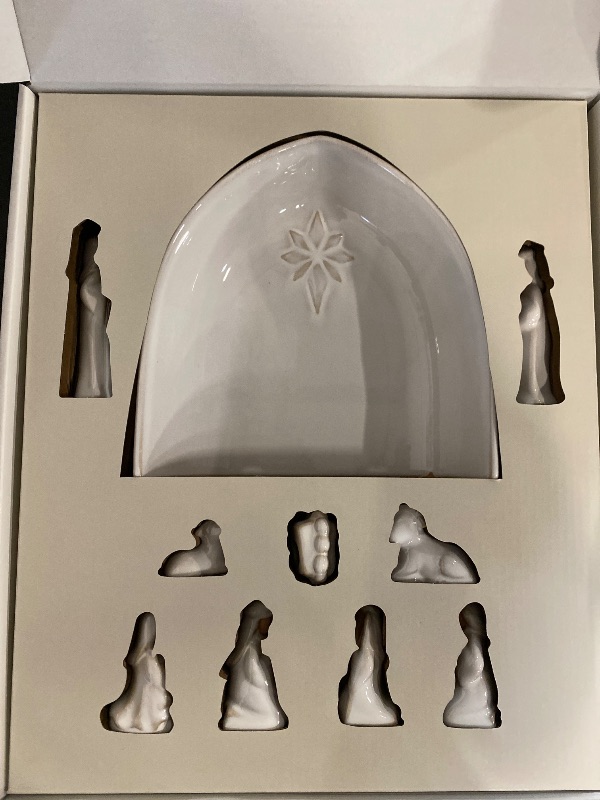 Photo 2 of Christmas Ceramic Nativity Decorative Accent Set