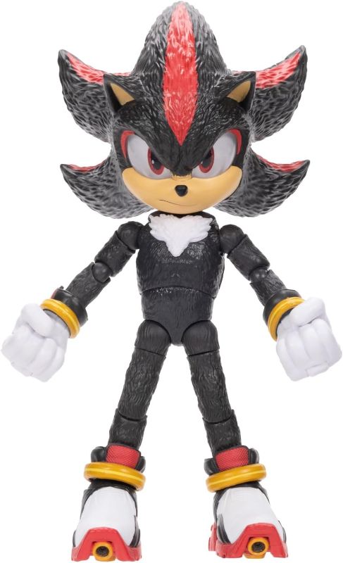 Photo 1 of Sonic The Hedgehog Sonic 3 Movie Action Figures 5-Inch Shadow Collector Toy Figure, Highly Articulated for Boys Girls - Officially Licensed 3 Movie Product