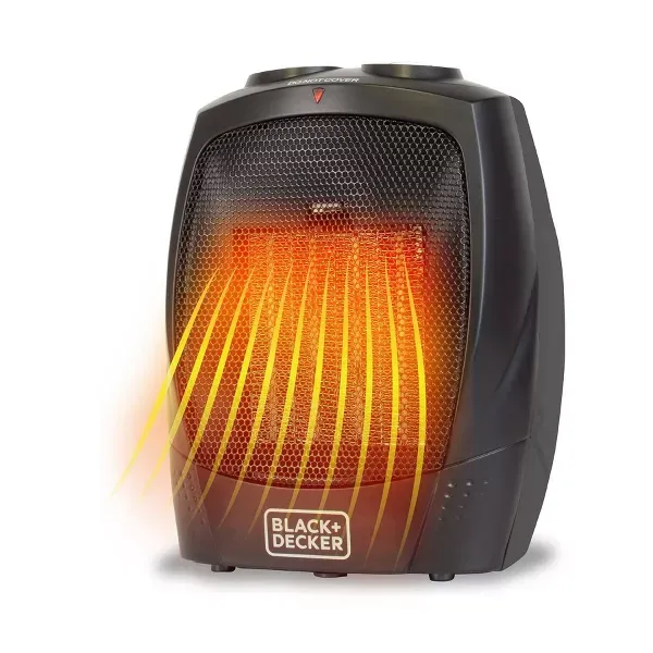 Photo 1 of BLACK+DECKER Personal Ceramic Indoor Heater Black