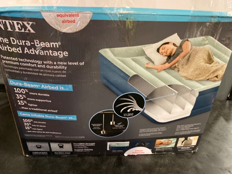 Photo 3 of Dura-Beam® Plus Comfort 18" Queen Air Mattress w/ Built-In USB Pump