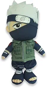 Photo 1 of JUST FUNKY Naruto Shippuden Plush | 9” Tall Collectible Anime Plush | Naruto Action Figure Plush | Kakashi Hatake Plush | Plush Pillow for 14+ | Ideal for Naruto Merch Collector | Officially Licensed