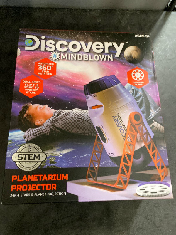 Photo 3 of Discovery Planetarium Projector 2-in-1 Stars & Planet Projection STEM Science Kit