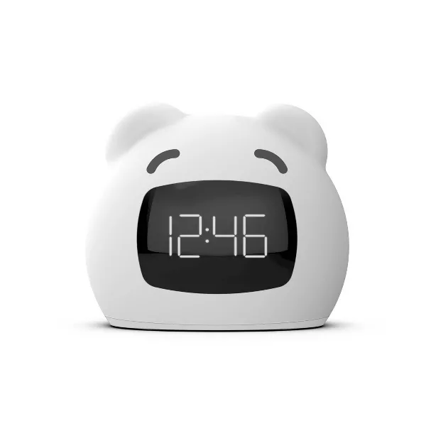 Photo 1 of Kids' Wake Up Light Alarm Bear Clock White