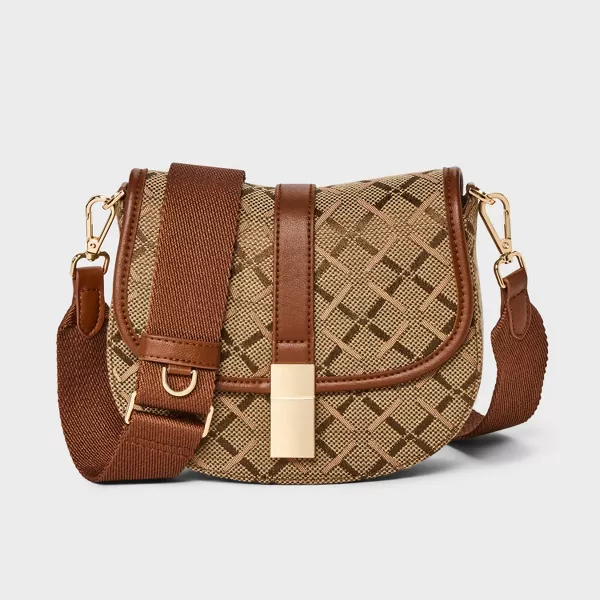 Photo 1 of Saddle Crossbody Bag Brown