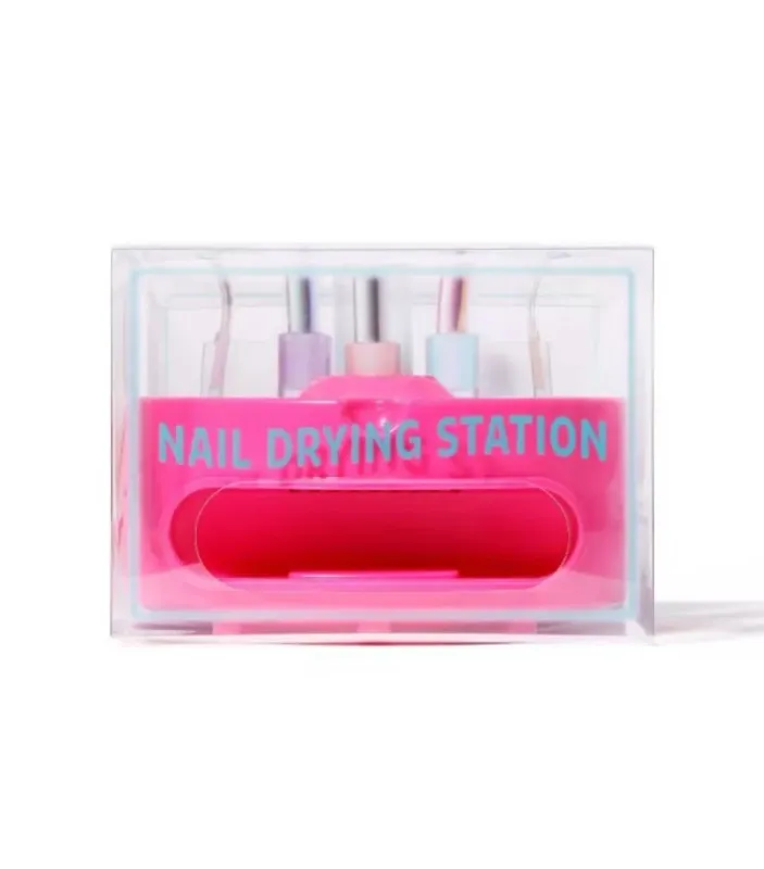 Photo 1 of 3 Set Nail Drying Station 2 Purple & 1 Pink