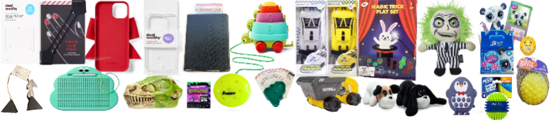 Photo 1 of 25 Item Bundle Toys & Games, Electron Accessories | Screen Protector for iPad (10th Gen), 2Ct. eBook hand strap 6.8", Desktop and Neck Light, Red Bow Pop Apple Case, Apple iPhone 16 Pro Case, E-Reader Case 6.8", Magnetic Drawing Board, Turtle Pull Along T