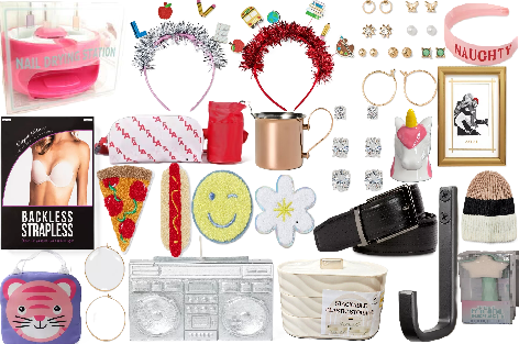 Photo 1 of 26 Item Bundle Beauty Accessories, Jewelry, Kitchen & Dining, Women's Clothing, Home Decor, Arts & Crafts & Sewing | 2CT. Nail Drying Station, 2CT. Back to School Love Icon Tinsel Headband White, Fashion Forms Women's Adhesive Strapless Backless Bra C Siz