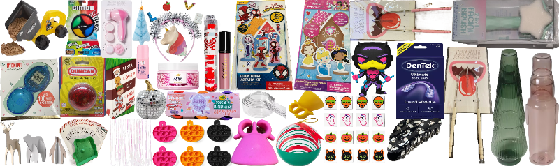 Photo 1 of 40 Item Bundle Toys & Games, Seasonal & Party Supplies, Beauty Accessories, Bath & Body, Bath & Body, Kitchen & Dining | Tonka Sand Dumper Toy, Simon Micro Series Game, Facial Brush, My Digi Pet Blue, Imperial Yo YoRed Transparent Glitter, Santa Cookie El