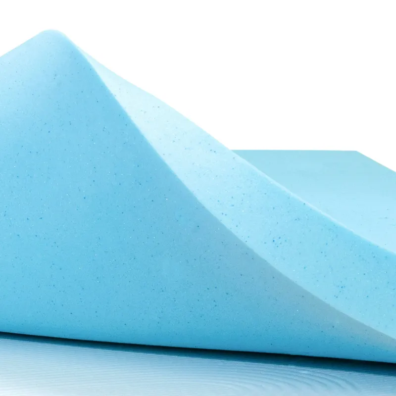 Photo 1 of 77" x 56" Blue Foam With White Sheet 
