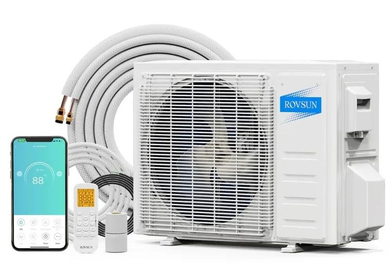 Photo 1 of ROVSUN 12,000 BTU Air Conditioner with Heat Pump Inverter & Install Kit 